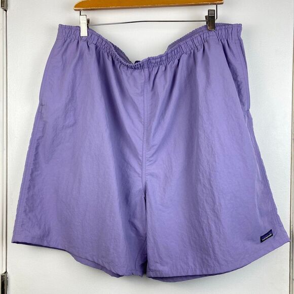 Patagonia Women’s Baggies Longs 7” Inseam Shorts Lavender Light Purple XXL 57035 - Picture 1 of 10